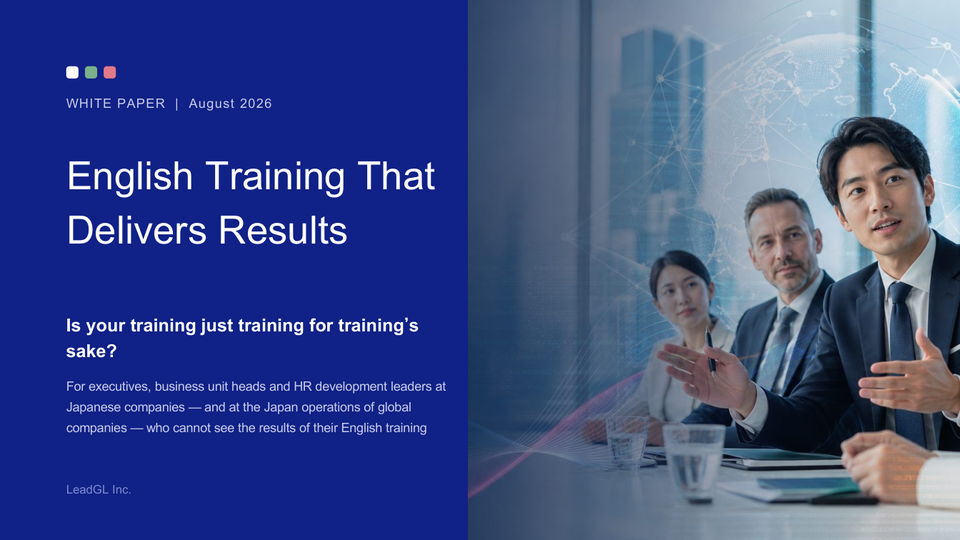 Cover: English Training That Delivers Results